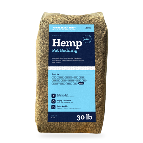 Starkline Hemp Bedding for Chickens & Pets – Natural, Absorbent Coop & Cage Bedding