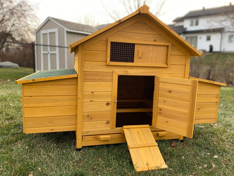Coop King Convertible Chicken Coop with 6 Nesting Boxes